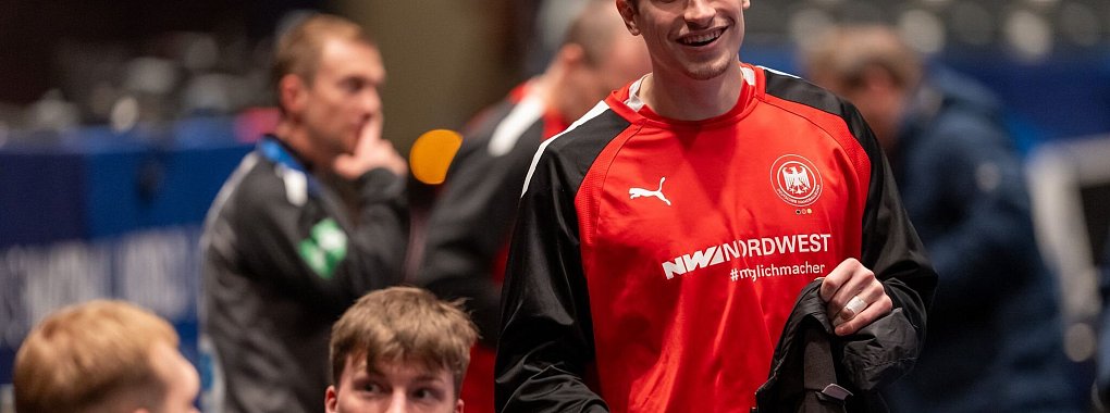 Spielmacher Juri Knorr kann im WM-Viertelfinale gegen Portugal mitwirken. - © Soeren Stache/dpa