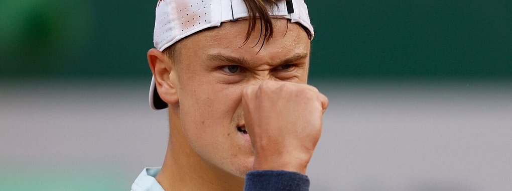 Besonders dramatisch verlief das Zweitrunden-Match von Holger Rune gegen den Italiener Flavio Cobolli. - &copy; Jean-Francois Badias/AP/dpa