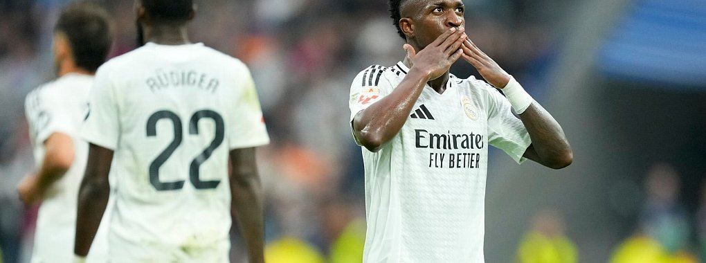 War der Spieler des Spiels gegen Osasuna: Real Madrids Offensivstar Vinicius Junior - © Jose Breton/AP/dpa