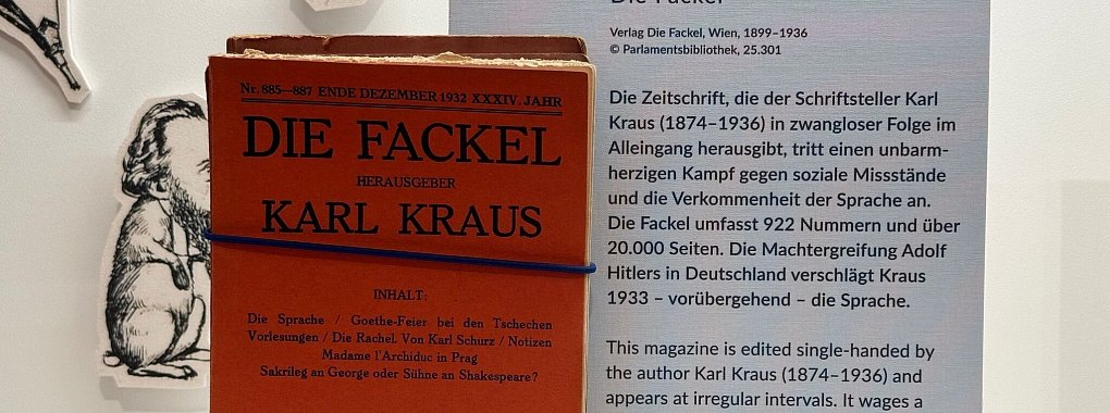Mit seiner Zeitschrift &laquo;Die Fackel&raquo; machte der Satiriker Karl Kraus auf die Missst&auml;nde seiner Zeit aufmerksam. - &copy; Matthias R&ouml;der/dpa