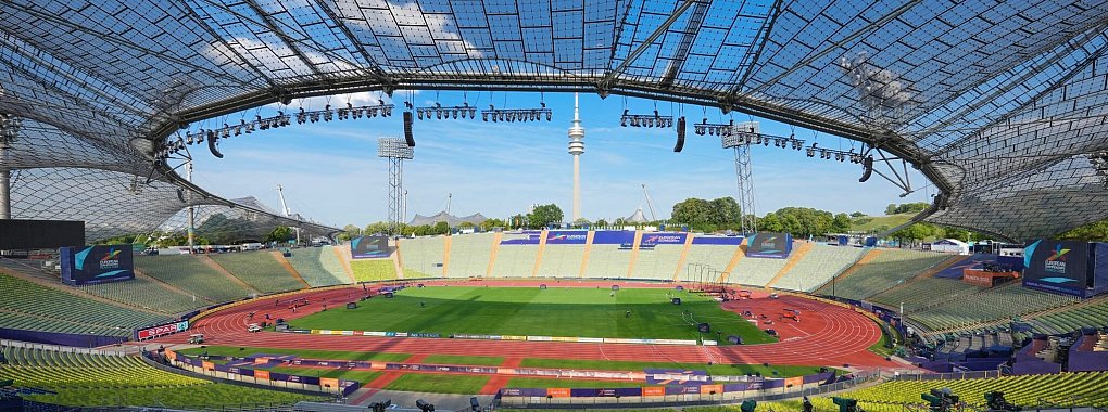 Der Deutsche Leichtathletik-Verband will mit dem M&uuml;nchner Olympiastadion ins Rennen um die Vergabe der WM 2029 oder 2031 gehen. - &copy; Soeren Stache/dpa