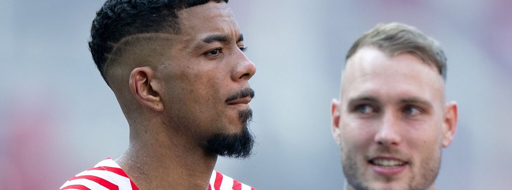 Benjamin Henrichs (l.) und David Raum w&uuml;rden sich f&uuml;r Dani Olmo freuen, auch wenn er geht. - &copy; Hendrik Schmidt/dpa