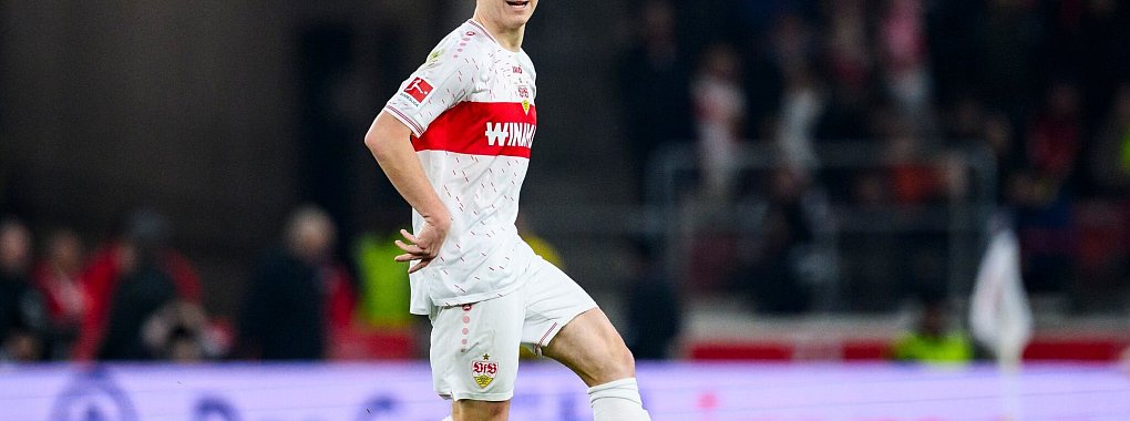 Angelo Stiller traf im Test gegen Hiroshima. - &copy; Tom Weller/dpa