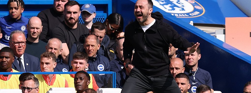 Ist vertraglich noch bis 2026 an Brighton & Hove Albion gebunden: Roberto De Zerbi. - &copy; Paul Terry/CSM via ZUMA Press Wire/dpa