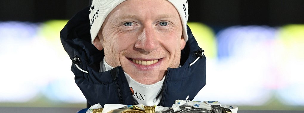 Johannes Thingnes Bö stellt klar: 2026 ist nach der Olympia-Saison Schluss mit Biathlon. - © Hendrik Schmidt/dpa