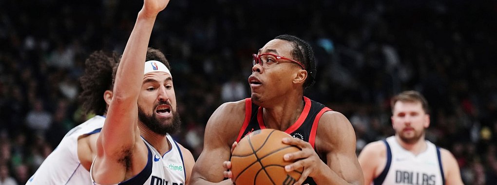 Die Dallas Mavericks um Klay Thompson (l.) gewannen ihr siebtes Spiel in Serie. - © Nathan Denette/The Canadian Press via AP/dpa