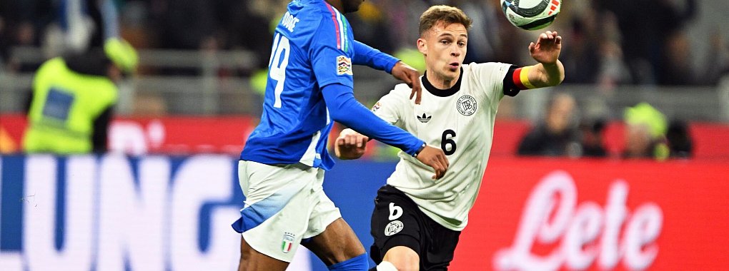 Kapitän Kimmich gefiel vor allem als Vorlagengeber. - © Federico Gambarini/dpa