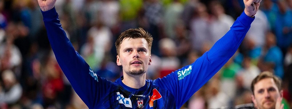 Magdeburgs Torh&uuml;ter Sergey Hernandez parierte beim Sieg gegen die F&uuml;chse allein in der ersten H&auml;lfte zehn W&uuml;rfe. - &copy; Marius Becker/dpa