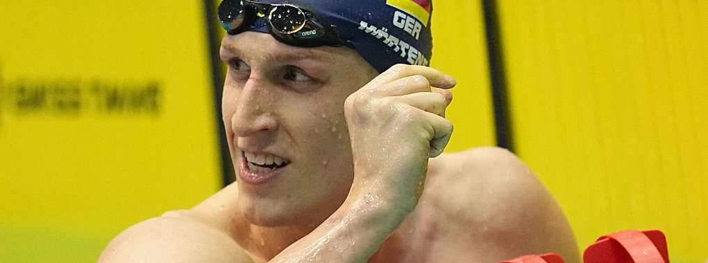 Lukas M&auml;rtens z&auml;hlt in Paris zu den Goldfavoriten &uuml;ber 400 Meter Freistil. - &copy; Michael Kappeler/dpa