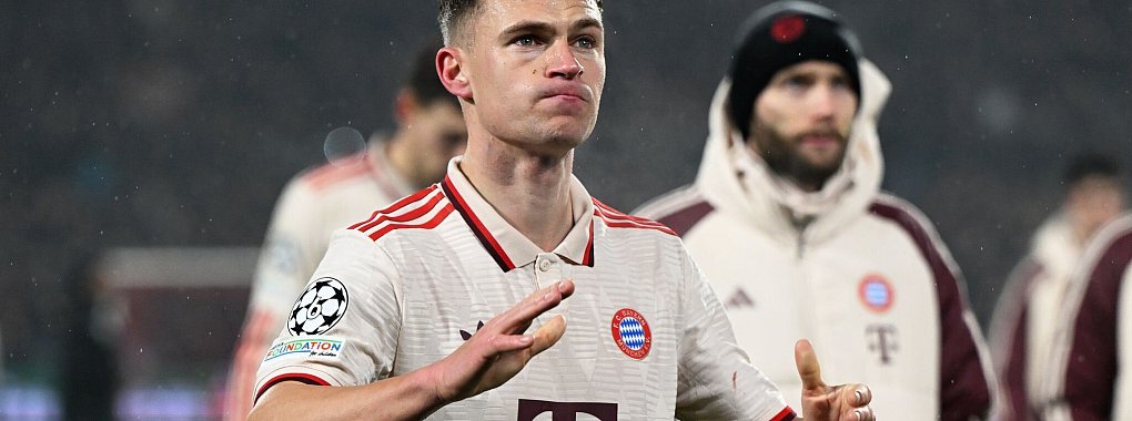 Joshua Kimmich nach der heftigen Niederlage in Rotterdam. - © Federico Gambarini/dpa