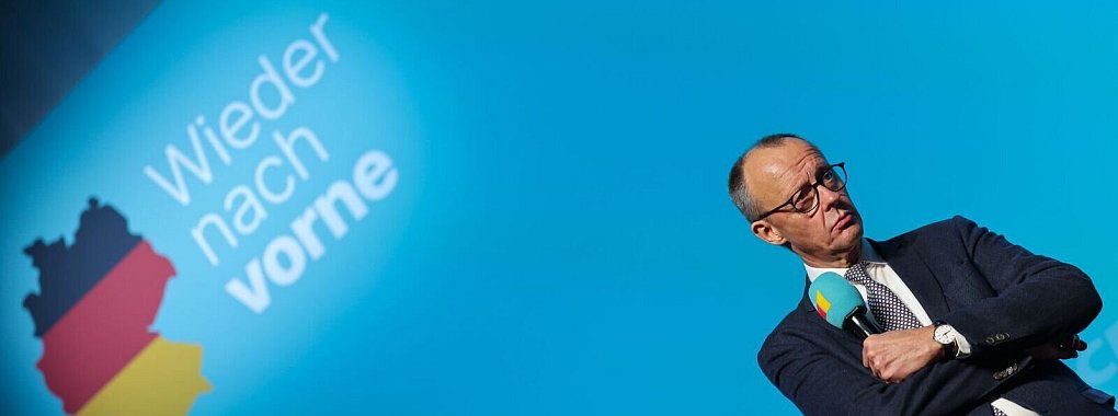 CDU-Chef Friedrich Merz will Sieger- statt Teilnehmerurkunden. - © Daniel Löb/dpa