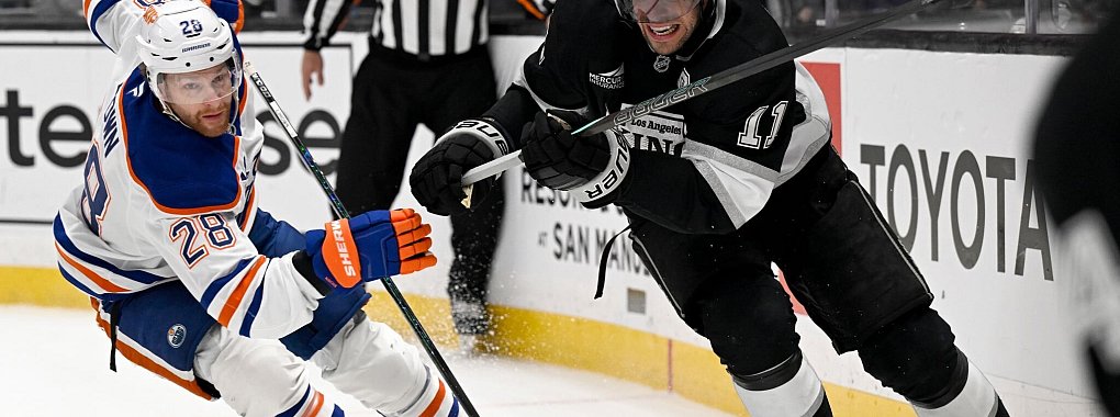 Ohne die Stars McDavid und Draisaitl verloren die Oilers in Los Angeles. - &copy; Alex Gallardo/AP/dpa