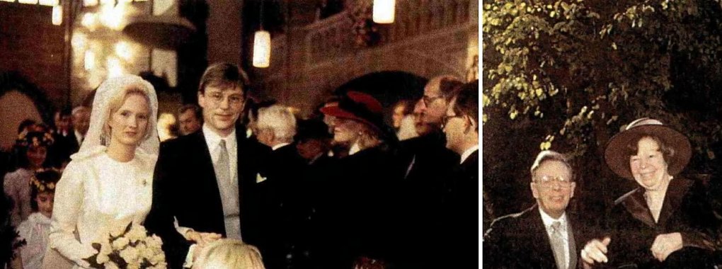 Die Hochzeit von Maria Gräfin zu Solms-Laubach (links) und Stephan Prinz zur Lippe st ein echtes Medienereignis. Auch für die Eltern des Bräutigams, Armin Prinz zur Lippe und Dr. Traute Prinzessin zur Lippe kommen den zahlreichen Fotografen vor die Linse. - © Bernhard Preuß