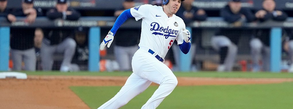 Freddie Freeman von den Los Angeles Dodgers gelang der erste «Walk-off Grand Slam» der Geschichte der World Series. - © Mark J. Terrill/AP/dpa