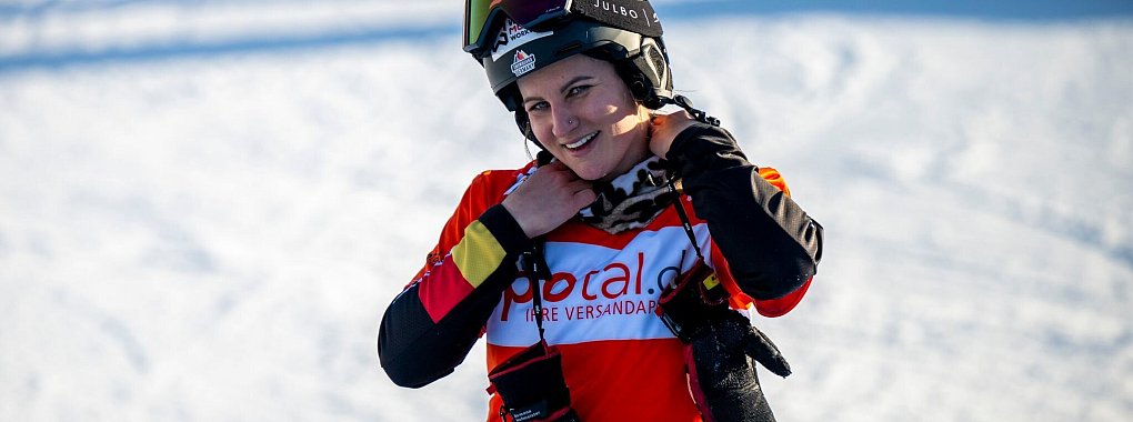 Ramona Hofmeister ist seit Jahren die Vorzeigeathletin des deutschen Snowboard-Teams. - © David Inderlied/dpa