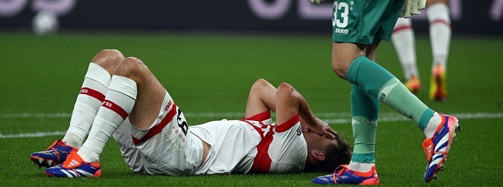 Fällt in den kommenden Wochen verletzt aus: Stuttgarts Verteidiger Anthony Rouault. - © Bernd Thissen/dpa