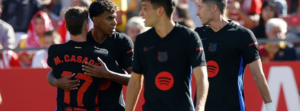 Fünfter Sieg im fünften Liga-Spiel: Der FC Barcelona hat einen perfekten Saisonstart hingelegt. - © Joan Monfort/AP/dpa
