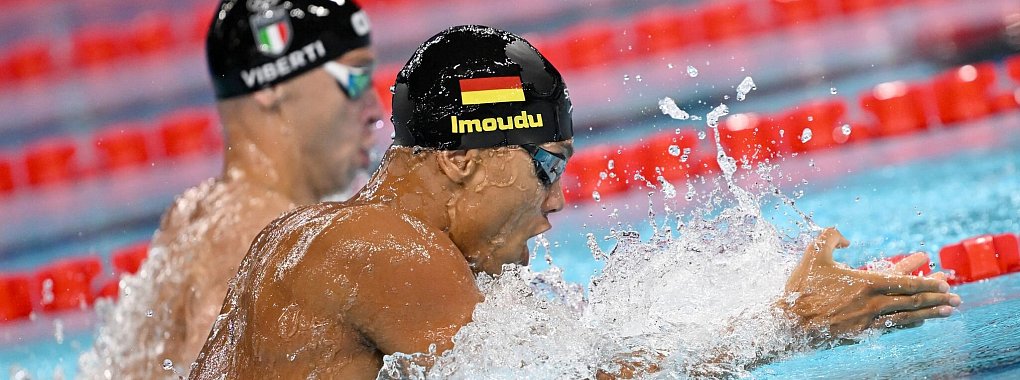 Melvin Imoudu hat &uuml;ber 100 Meter Brust Platz vier belegt. - &copy; Sven Hoppe/dpa