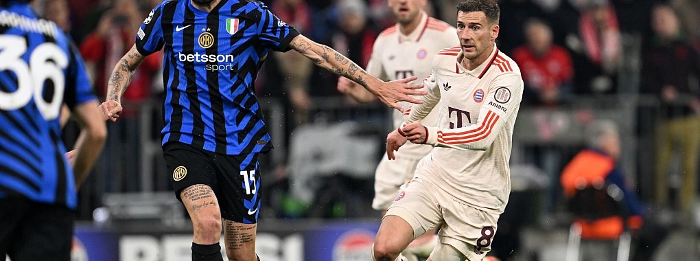 Goretzka (r) fehlt den Bayern in Heidenheim. - &copy; Sven Hoppe/dpa