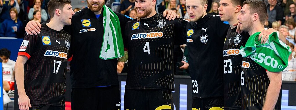 Die deutschen Handballer lieferten beim Sieg gegen die Schweiz einen starken Auftritt ab. - © Marco Wolf/dpa