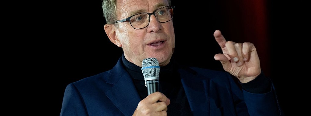 Ralf Rangnick bei der Auszeichnung zum deutschen Fußball-Botschafter 2024. - © Sven Hoppe/dpa