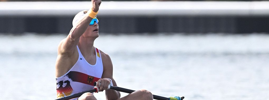 Minimalziel ereicht: Oliver Zeidler bejubelt den Finaleinzug - &copy; Sebastian Kahnert/dpa