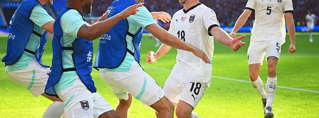 Gro&szlig;er Jubel in Berlin: &Ouml;sterreich besiegte die Niederlande und feiert den Gruppensieg. - &copy; Sebastian Christoph Gollnow/dpa