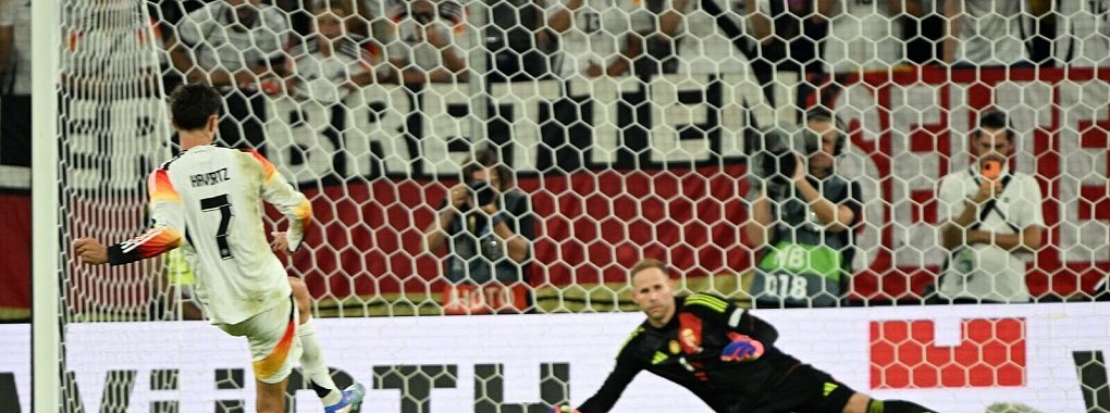 Eiskalt vom Punkt: Elfmeterschütze Kai Havertz. - © Federico Gambarini/dpa