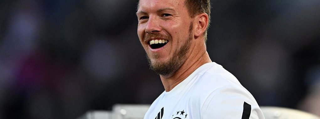 Julian Nagelsmann hat Spaß gegen Ungarn und freut sich auf die Kraftprobe mit Holland. - © Fabian Strauch/dpa