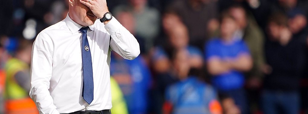 Unter Dyche gewann Everton nur eins seiner letzten elf Liga-Spiele. - © Peter Byrne/Press Association/dpa