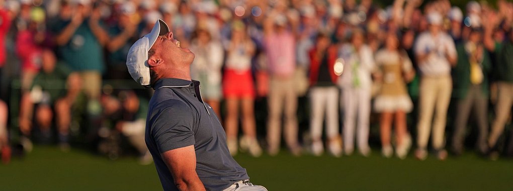 Nach seinem Sieg fiel bei Rory McIlroy die gesamte Anspannung ab. - © Matt Slocum/AP/dpa