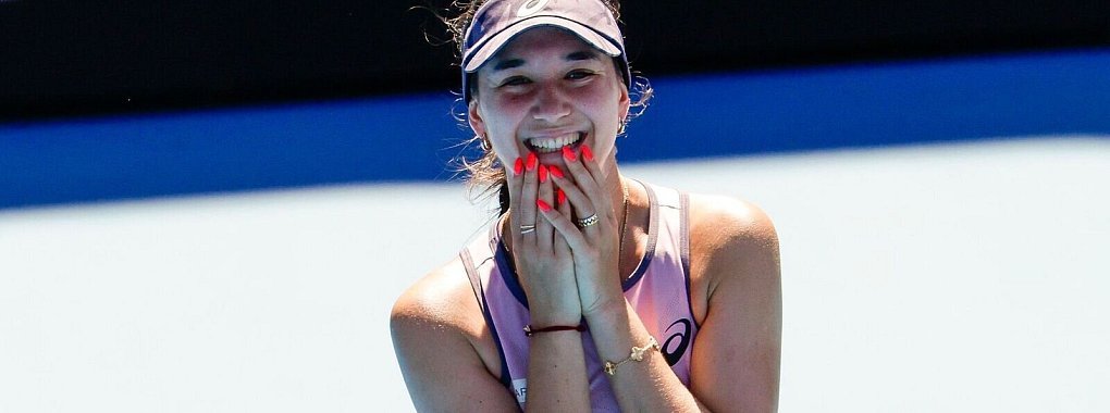 Kann Ihr Glück bei den Australian Open kaum fassen: Eva Lys. - © Frank Molter/dpa