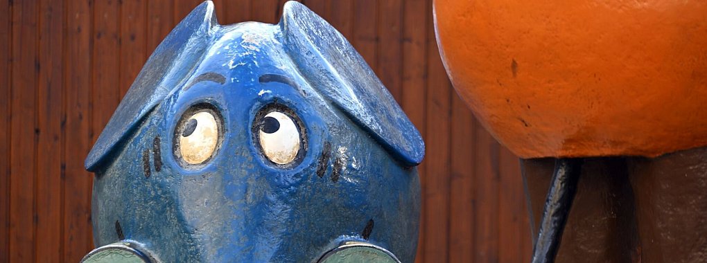 Seit 50 Jahren ein treuer Begleiter der Maus: Der blaue Elefant. (Archivbild) - © Martin Schutt/dpa