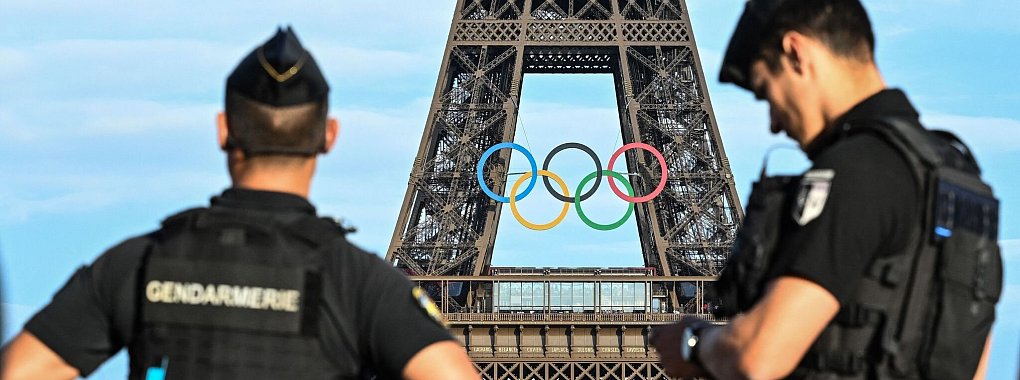 Die Olympischen Spiele in Paris m&uuml;ssen auch im Cyberspace gesch&uuml;tzt werden. - &copy; Stefano Rellandini/AFP/dpa