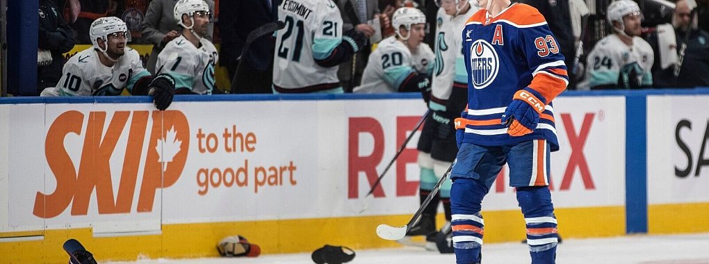 In Abwesenheit der beiden verletzten Stars Leon Draisaitl und Connor McDavid glänzte Ryan Nugent-Hopkins gegen Seattle mit einem Hattrick. - © Jason Franson/The Canadian Press via AP/dpa