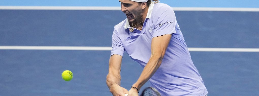 Alexander Zverev hatte in seinen ersten drei Auftritten bei den diesjährigen ATP Finals keinen Satz abgegeben. - © Antonio Calanni/AP/dpa