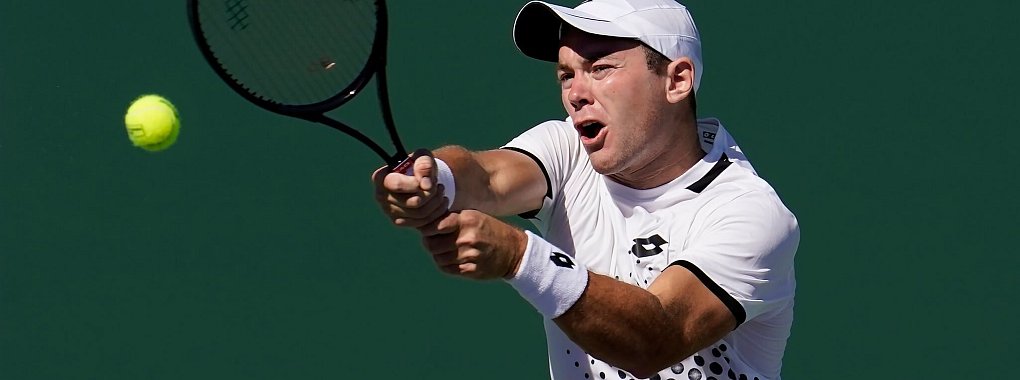 F&uuml;r Dominik Koepfer ist das Turnier in Stuttgart beendet. - &copy; Marcio Jose Sanchez/AP/dpa