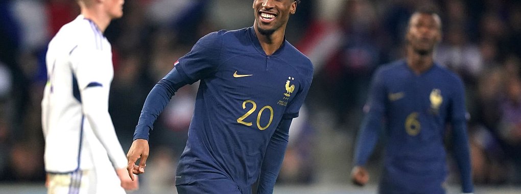 Kingsley Coman steht wieder im französischen Auswahlkader. - © Adam Davy/PA Wire/dpa