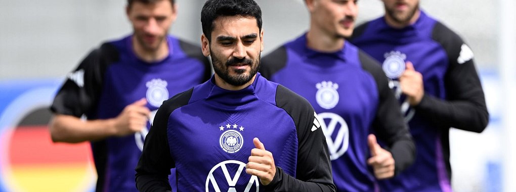 Ilkay G&uuml;ndogan beim DFB-Training in Herzogenaurach. - &copy; Federico Gambarini/dpa
