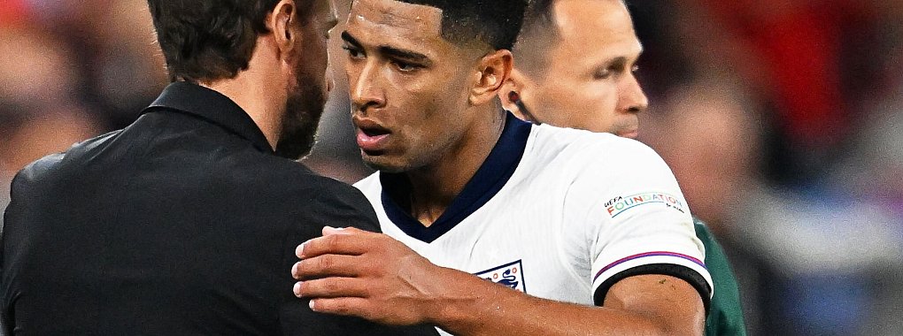 Jude Bellingham hat den zur&uuml;ckgetretenen Nationaltrainer Gareth Southgate in den h&ouml;chsten T&ouml;nen gelobt - &copy; Bernd Thissen/dpa