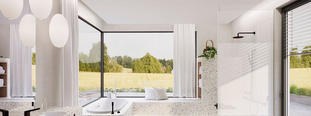 Nicht immer hat man so viel Platz für ein rollstuhlgerechtes Bad. Doch auch Veränderungen wie eine indirekte Beleuchtung, unterfahrbare Waschtische oder abgerundete Formen können einen Unterschied machen. - © Kaldewei/dpa-tmn