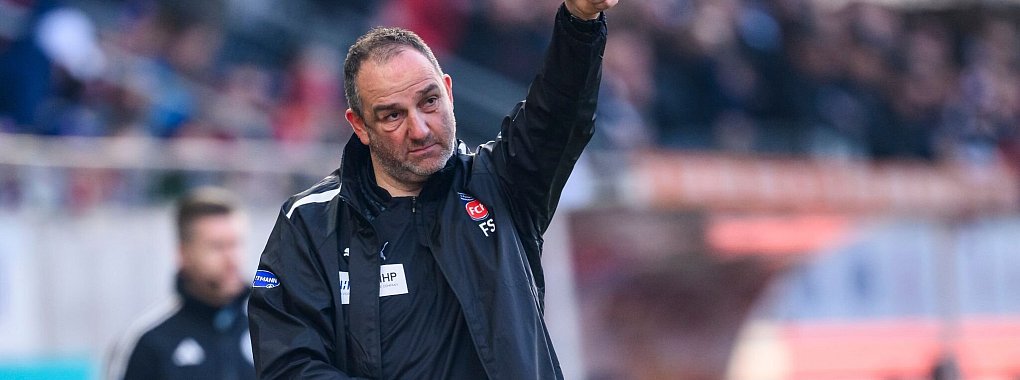 Wenn man den FCH auf die leichte Schulter nimmt, kann es schnell schief gehen, sagt Trainer Frank Schmidt. - © Tom Weller/dpa