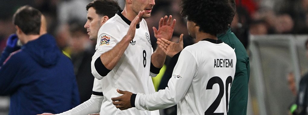 Leon Goretzka wurde in der zweiten Halbzeit gegen Italien ausgewechselt. - © Federico Gambarini/dpa