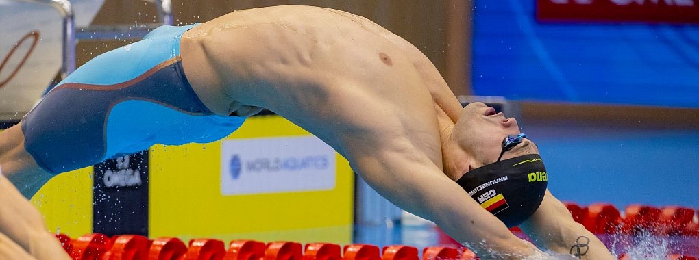 Ole Braunschweig wurde &uuml;ber 50 Meter R&uuml;cken WM-F&uuml;nfter. - &copy; Jo Kleindl/DSV/dpa/Archivbild