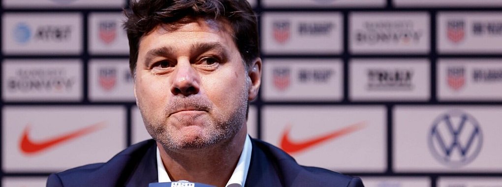 Nationalcoach Mauricio Pochettino spricht vor der WM über die Erwartungshaltung von Donald Trump. - © Adam Hunger/FR110666 AP/AP/dpa