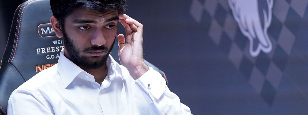 Der 18-jährige Dommaraju Gukesh hat die Auftaktpartie der Schach-WM in Singapur verloren. - © Marcus Brandt/dpa