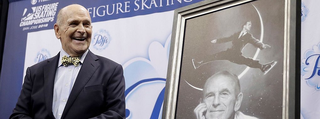 Der zweimalige Eiskunstlauf-Olympiasieger Richard «Dick» Button ist im Alter von 95 Jahren gestorben. - © Marcio Jose Sanchez/AP/dpa