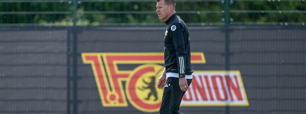 Unions Trainer Marco Grote Interimstrainer sieht den Druck beim FC K&ouml;ln. - &copy; Matthias Koch/dpa