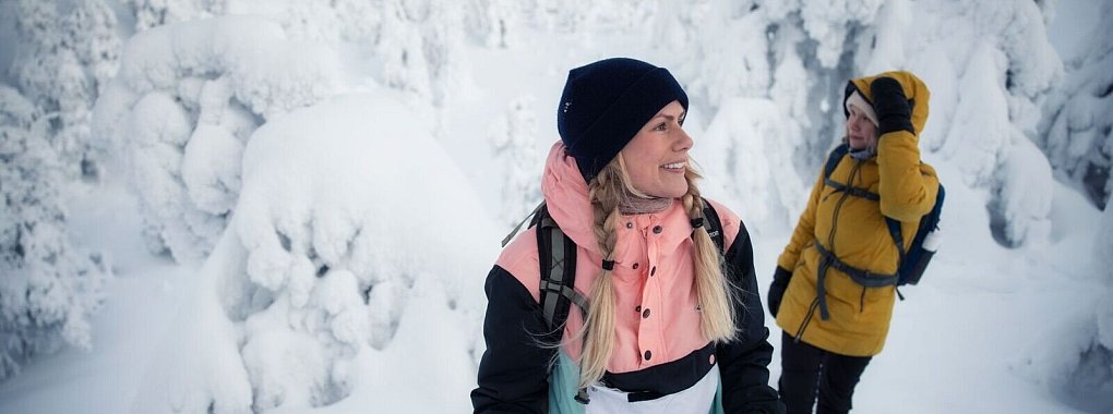 Schneeschuhwandern in Ruka: Eine intensivere Ruhe gibt es kaum. - © Harri Tarvainen/Visit Finland/dpa-tmn