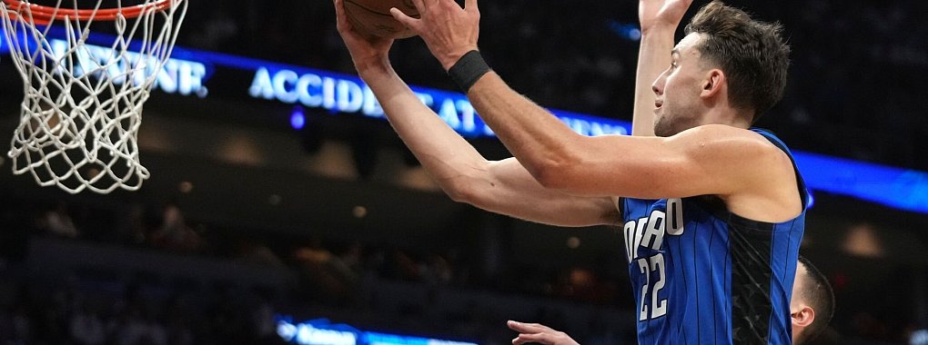 29 Punkte hatte Franz Wagner am Ende, für den Sieg gegen die Miami Heat reichte das nicht. - © Lynne Sladky/AP/dpa